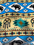 GS Blankets Blue Bear Queen blanket, front side